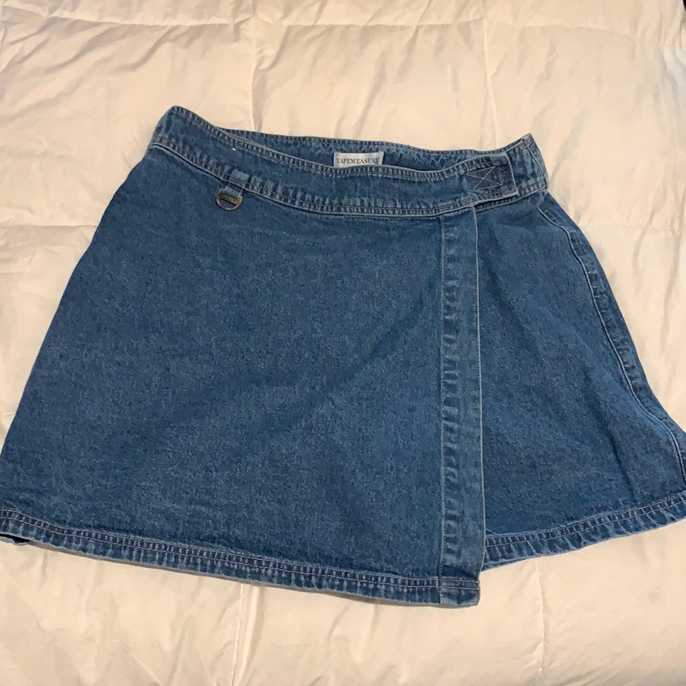 TAPEMEASURE Vintage Denim Skort